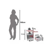 Mesa Cabeceira Casal Cm-8042 C- 1 Gaveta Branco - Tecno Mobili - 2