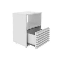 Mesa Cabeceira Casal Cm-8042 C- 1 Gaveta Branco - Tecno Mobili - 6