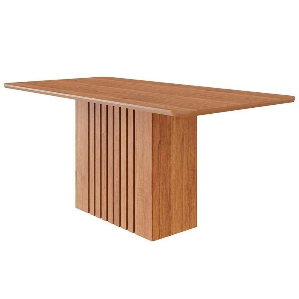Mesa Multiuso Cozinha Ana C- Tampo Madeirado 180x90cm Cinamomo - Cimol - 1