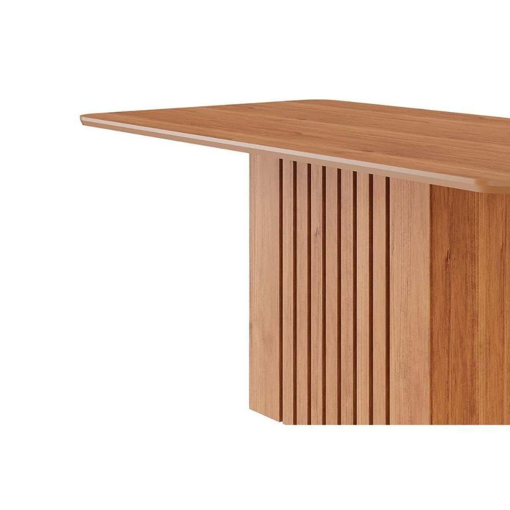Mesa Multiuso Cozinha Ana C- Tampo Madeirado 180x90cm Cinamomo - Cimol - 4