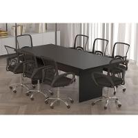 Mesa De Diretor Reunião Diretor Reunião Me4190 Preto - Tecno Mobili - 5