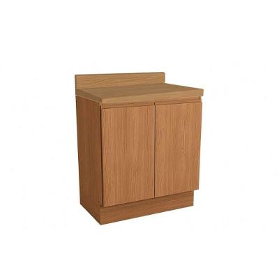 Balcão De Cozinha Modulado C- Tampo Ciela R625 C- 2 Portas 80cm Canela - Kappesberg
