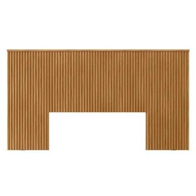 Painel Cama Box Madeirado Laranjeiras 240cm Nature Fosco - Linea Brasil