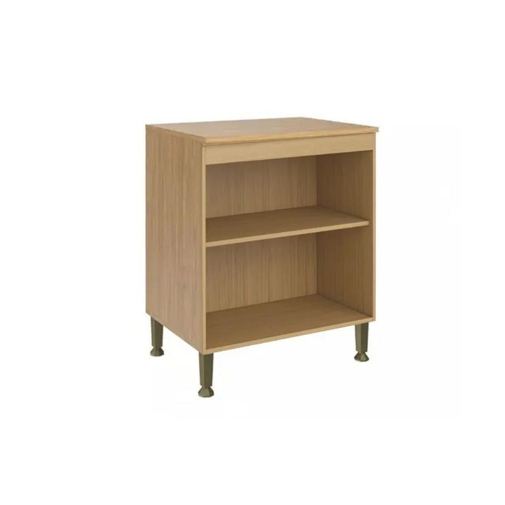 Balcão De Cozinha Modulado C- Tampo Rebeca C- 2 Portas 80cm Mel-avelã - Movelbento - 5