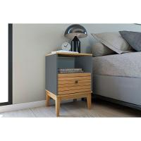 Mesa Cabeceira Infantil Mb 1041 C- 1 Gaveta Mel-petroleo - Movelbento - 1