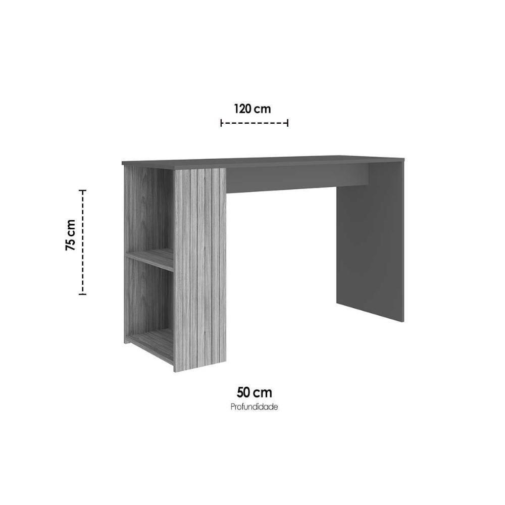 Escrivaninha P- Escritório Mb 1060 Mel-off White - Movelbento - 2