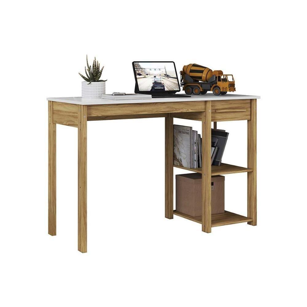 Escrivaninha P- Escritório 7994 Branco-amendoa - Peroba - 2