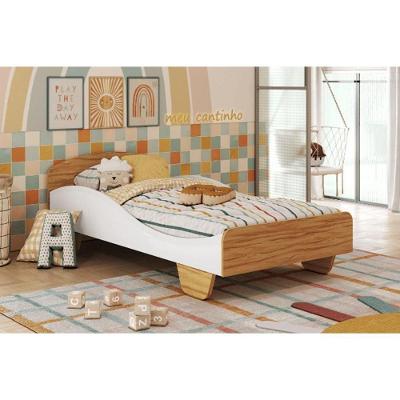 Mini Cama Infantil Sol Branco-amendoa - Peroba