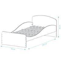 Mini Cama Infantil Lua Branco-amendoa - Peroba - 4