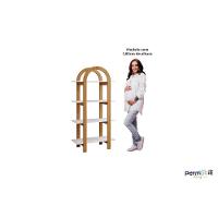 Quarto Infantil Completo Cupcake 2 Peças (berço+estante) Qi104 Branco-nature - Permóbili Baby - 2