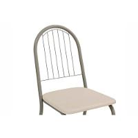 Conjunto: Mesa De Cozinha Elba C- Tampo De Madeira 160cm E 6 Cadeiras Noruega Niquel-nogueira - Corano Bege - Kappesberg - 6