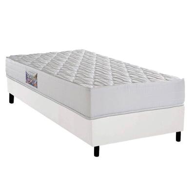 Conjunto Box Solteiro: Colchão Espuma Herval D45 New Top + Base Crc Corano White (88x188)