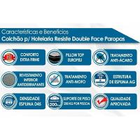 Cama Box Baú Casal: Colchão Anatômico Paropas D45 Resiste Hotel + Base Crc Suede Brown (138x188) - 2