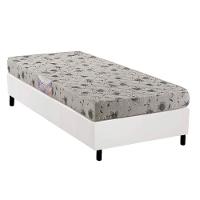 Conjunto Box Solteiro: Colchão Espuma Herval D26 Sueño Liso + Base Crc Corano White (88x188) - 1