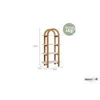 Quarto Infantil Completo Cupcake 2 Peças (berço+estante) Qi104 Off White-nature - Permóbili Baby - 3