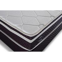 Conjunto Box Baú King: Colchão Molas Herval Ensacadas C1789 + Base Crc Suede Gray (193x203)