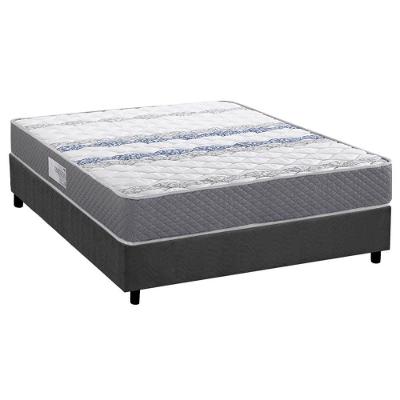 Conjunto Box Casal: Colchão Espuma Herval D60 - Ag65 Timeless + Base Crc Suede Gray (138x188)