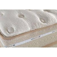 Conjunto Box King: Colchão Molas Herval Maxspring C1626 + Base Crc Suede Clean (193x203)