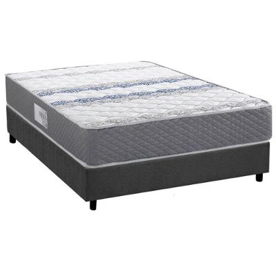 Conjunto Box Casal: Colchão Espuma Herval D60 - Ag65 Timeless + Base Crc Suede Gray (138x188)