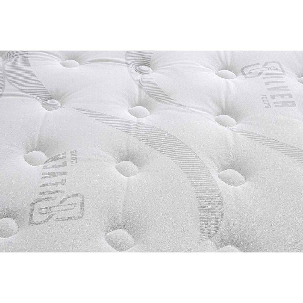 Conjunto Box King: Colchão Molas Herval Maxspring C1783 + Base Crc Suede Gray (193x203) - 5