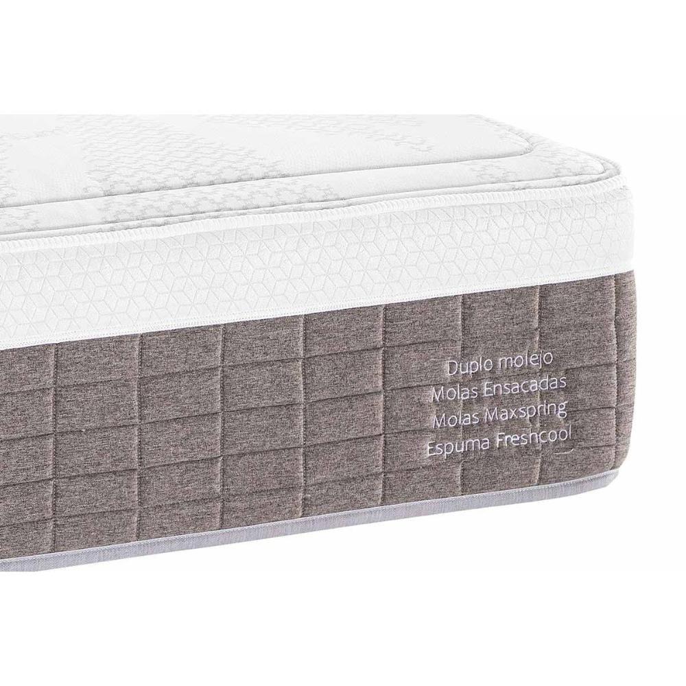 Conjunto Box Queen: Colchão Molas Herval Maxspring C1784 + Base Crc Suede Clean (158x198) - 5