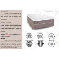 Conjunto Box Queen: Colchão Molas Herval Maxspring C1784 + Base Crc Suede Clean (158x198) - 2