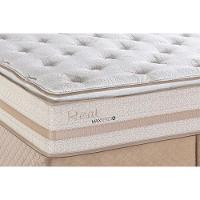 Conjunto Box Queen: Colchão Molas Herval Maxspring Real + Base Crc Corano White (158x198)