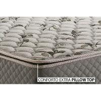 Cama Box Baú Queen: Colchão Ortopédico Herval Ag65 Fort Black + Base Crc Suede Gray (158x198) - 5