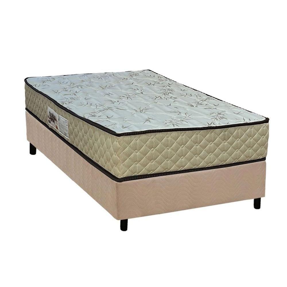 Conjunto Box Solteiro: Colchão Espuma Paropas Ag65 Sofistic Clean + Base Crc Suede Clean (88x188) - 1