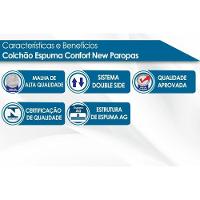 Cama Box Baú Queen: Colchão Ortopédico Paropas Ag65 Confort New + Base Crc Suede Clean (158x198) - 3