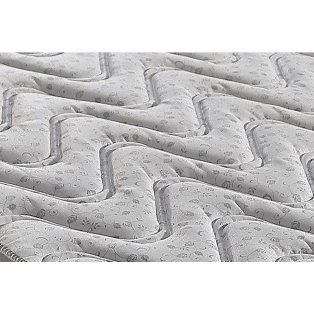 Conjunto Box Baú Casal: Colchão Espuma Paropas D45 Pasquale Gray + Base Crc Suede Gray (138x188) - 6