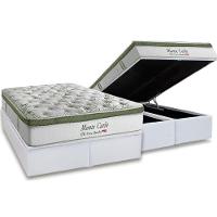 Conjunto Box Baú King: Colchão Molas Herval Ensacadas Monte Carlo Visco + Base Crc Linhão White (193x203) - 1