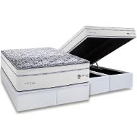Conjunto Box Baú King: Colchão Molas Herval Ensacadas Maxspring C1723 + Base Crc Linhão White (193x203) - 1