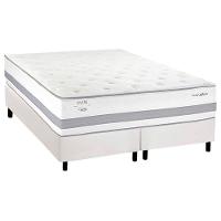 Conjunto Box King: Colchão Molas Herval Ensacadas C1741 + Base Crc Corano White (193x203) - 1