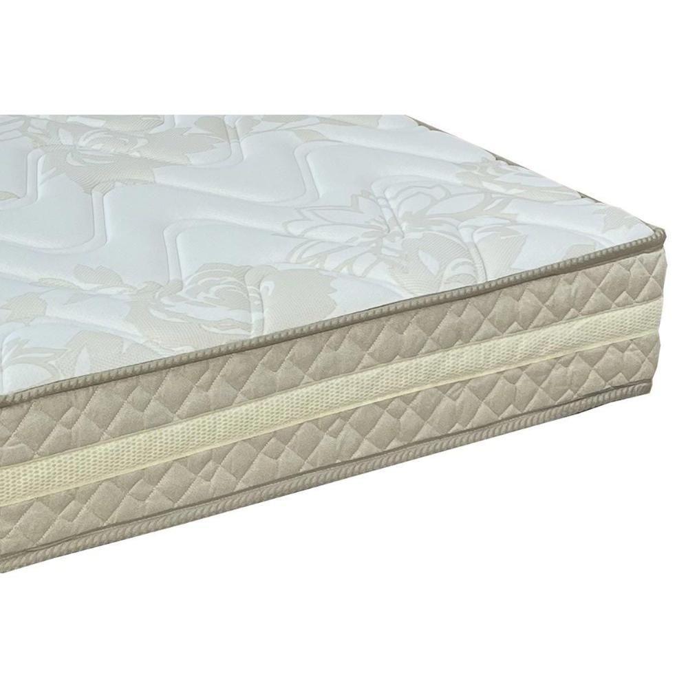 Conjunto Box Casal: Colchão Espuma Paropas Ag65 Master Clean + Base Crc Suede Clean (138x188) - 2
