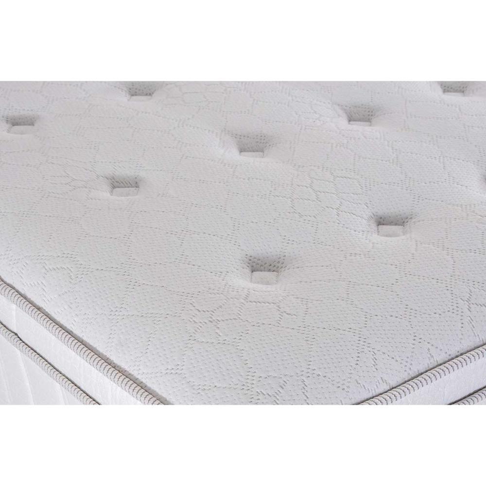 Conjunto Box Queen: Colchão Molas Herval Ensacadas C1781 + Base Crc Corano White (158x198) - 6