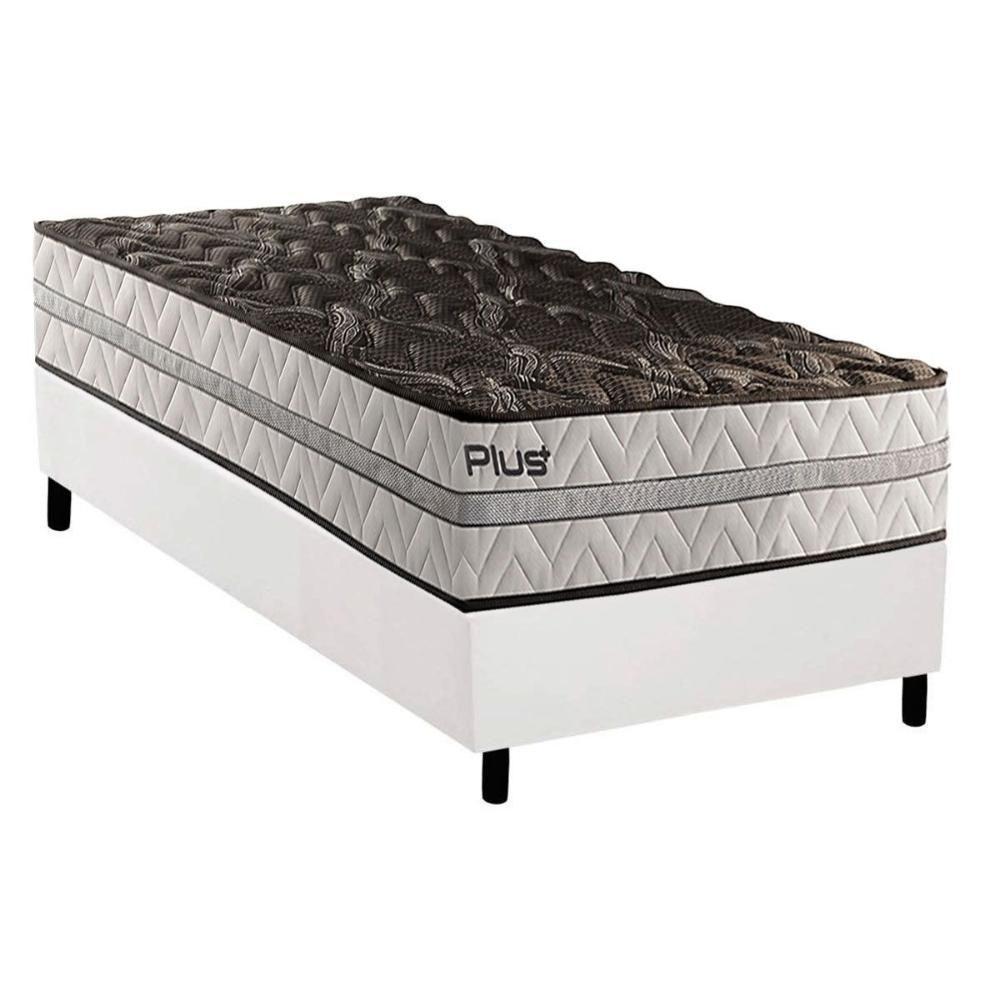 Conjunto Box Solteiro: Colchão Espuma Paropas D33 Pasquale Plus + Base Crc Corano White (88x188) - 1