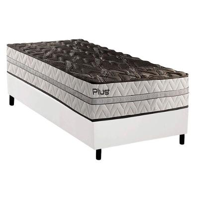 Conjunto Box Solteiro: Colchão Espuma Paropas D33 Pasquale Plus + Base Crc Corano White (88x188)