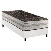 Conjunto Box Solteiro: Colchão Espuma Paropas D33 Pasquale Plus + Base Crc Corano White (88x188) - 1