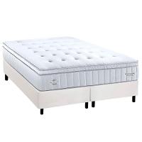 Conjunto Box King: Colchão Molas Herval Ensacadas C1781 + Base Crc Corano White (193x203) - 1