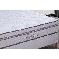Conjunto Box King: Colchão Molas Paropas Ensacadas Evidence + Base Crc Suede Clean (193x203) - 2