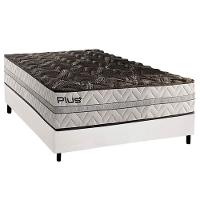 Cama Box Casal: Colchão Espuma D33 Paropas Pasquale Plus + Base Crc Corano White (138x188) - 1