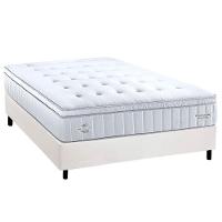 Cama Box Casal: Colchão Molas Masterpocket Ensacadas Herval C1781 + Base Crc Corano White (138x188) - 1