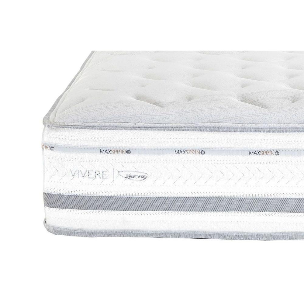 Cama Box Baú Queen: Colchão C- Vibro Massagem Herval Maxspring C1756 + Base Crc Suede Gray (158x198) - 2