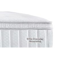 Cama Box Baú King: Colchão Molas Masterpocket Ensacadas Herval C1781 + Base Crc Linhão White (193x203) - 2