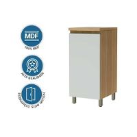 Balcão De Cozinha Modulado Allure C- 1 Porta 40cm Jequitiba-gris Fosco - Linea Brasil - 3