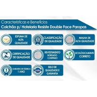 Cama Box Solteiro: Colchão Espuma D45 Paropas Resiste Hotel + Base Crc Suede Brown (88x188) - 3