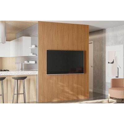 Painel P- Banheiro Até 75 Pol Modular 1.8 Ripado 180x250cm Nature Fosco - Linea Brasil