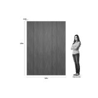 Painel P- Banheiro Até 75 Pol Modular 1.8 Ripado 180x250cm Nature Fosco - Linea Brasil - 2