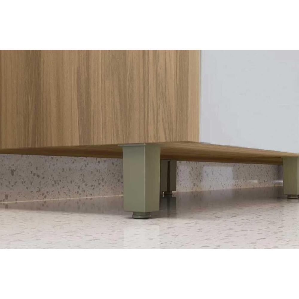 Balcão De Cozinha Modulado Allure De Canto C- 1 Porta 93cm Jequitiba-gris Fosco - Linea Brasil - 5